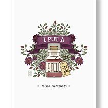 NINA SPELL . % Yoko Marcela tarafından hazırlanan Geleneksel illüstras, Ve on projesi - 09.27.2016