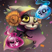 Catrina chiquita. Un projet de Conception de personnages et Illustration traditionnelle de Layla Tapia Flores - 12.04.2017
