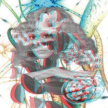 Anaglifos, 3D retro, pop. Un proyecto de Ilustración tradicional, Collage y Retoque fotográfico de barbarella_blow - 25.04.2016
