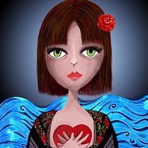 Te estuve esperando . % María Delgado Prieto tarafından hazırlanan Editör, al Tasarım, Geleneksel illüstras, on, Vektör İllüstras, Ve onu projesi - 09.06.2016