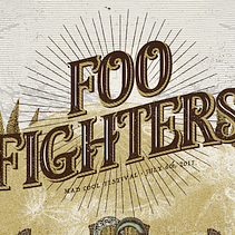 Foo Fighters. Projekt z dziedziny  Kolaż, Projektowanie graficzne, Trad, c i jna ilustracja użytkownika Xavi Forné - 13.07.2017
