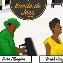 La historia del jazz - Revista Niú. Un progetto di Illustrazione tradizionale e Infografica di Onguitta Sánchez - 28.07.2017