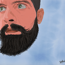 Primer Autorretrato. Traditional illustration project by Paco Valencia - 10.06.2017