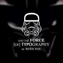 May the Force of Typography be With You. Un progetto di Illustrazione tradizionale e Tipografia di Chamadoira - 14.05.2008