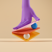 Tattile. Un progetto di 3D, Direzione artistica e Illustrazione tradizionale di Serafim Mendes - 24.12.2017