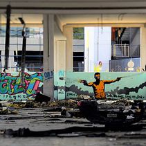 Inerte. Street Art project by Laura Esteban - 01.05.2018