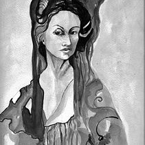 Mi Proyecto del curso: Introducción a la ilustración con tinta china . Design & Ilustrație tradițională de Itziar Jimenez - 01.11.2018