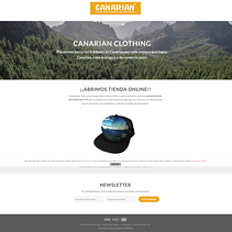 CanarianClothing.com. Een project van  Webdevelopment van Sergio Garcia Diaz - 27.04.2018