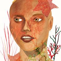 Mi Proyecto del curso: Retrato ilustrado en acuarela. Fine Arts, Graphic Design, Collage, Sketching, Pencil Drawing, Drawing, Digital Illustration, and Watercolor Painting project by Albert Ledesma - 05.03.2018