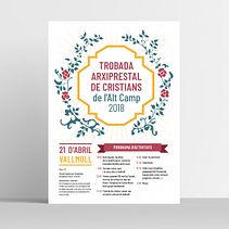 Campaña gráfica Trobada Arxiprestal. Een project van Posterontwerp y Grafisch ontwerp van Roser Prats - 04.04.2018