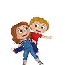 Mika y Lolo. Traditional illustration, and Digital Illustration project by Paula Vigil - 08.22.2018