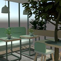 Mi Proyecto del curso: Iniciación al diseño de interiores. Un proyecto de diseño y ejecución del espacio comercial 'Sembrao' . Arhitectură de interior, Creativitate și Design interior de Lizeth Dg - 06.20.2018