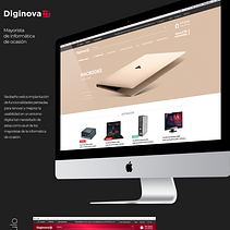 Diginova | Mayorista en informática de ocasión | Web. Een project van Webdesign y UX / UI van Alex Azopardo - 04.09.2018