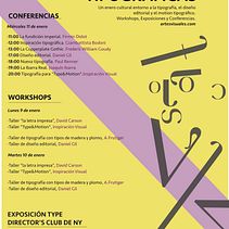 Cartel Tipográfico . Un projet de Conception d'affiches de Paula Espina - 01.10.2018