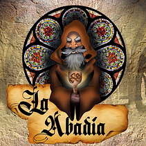 Imagen corporativa, cartelería y publicidad del pub "La Abadía" en Alcorcón (Madrid) . Design gráfico projeto de Francisco Rodriguez Canal - 18.10.2018