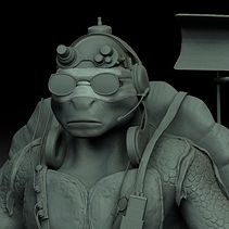 Ninja Turtle Donatello Fan Art . 3D proyek oleh Gerardo Starna - 08.13.2018