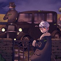 Scene "The vampire" . Desen, Ilustrație tradițională & Ilustrație digitală de Pablo Pereira - 11.26.2018