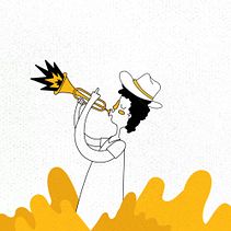 Charanga La Sentada . Un progetto di Animazione, Cinema, video e TV, Illustrazione tradizionale, Motion graphics e Video di Vera Galindo - 26.11.2018