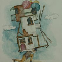 El Cargador . Un proyecto de Ilustración tradicional y Pintura a la acuarela de Jorge Vargas Nolivos - 28.08.2018