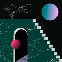 Pensamientos Flotantes. Design, Traditional illustration, Digital Illustration, and Vector Illustration project by Michelle Parra - 03.15.2019