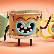 Mijn project voor de cursus: Snelle introductie tot 3D: van nul tot rendering met Cinema 4D. Een project van 3D, 3D-karakterontwerp y  3D-modellering van Jose Moreno - 13.04.2019