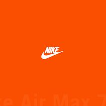 Minimalismo naranja con logotipo Nike. UX / UI, Direção de arte, Web Design, e Desenvolvimento Web projeto de maicor mota - 11.04.2019