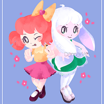 Cute Buddies Ein Projekt aus dem Bereich Digitale Illustration, Kinderillustration und Design von Figuren von Dannaria - 22.04.2019