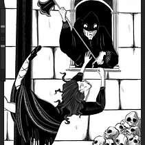 The Red Shoes - Hans Christen Andersen . Un proyecto de Diseño editorial, Ilustración tradicional e Ilustración digital de Alexandra Quick - 06.05.2019