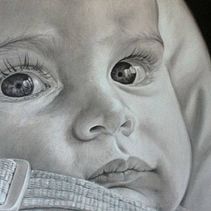 Mi Proyecto del curso: Retrato realista con lápiz de grafito. Un progetto di Disegno a matita di Eduardo Torres Nicolás - 15.05.2019