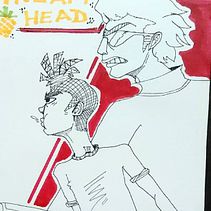 Pineapple Head . % Luna Wascher tarafından hazırlanan Geleneksel illüstras, Ve on projesi - 05.15.2019