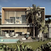 Casas de Playa JSARQ. Un projet de 3D, Architecture, Architecture numérique, Architecture d'intérieur , et Modélisation 3D de Douglas Muñoz - 01.11.2018