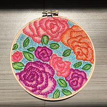 Mi Proyecto del curso: Técnicas de bordado: ilustrando con hilo y aguja . % Fran Covarrubias tarafından hazırlanan Nakış projesi - 06.01.2019