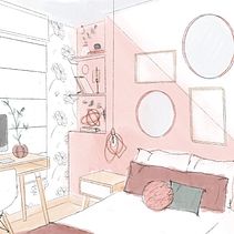 Proyecto Gabriela González : Iniciación al diseño de interiores . % Gabriela González Sarmiento tarafından hazırlanan İç Tasarım projesi - 06.13.2019