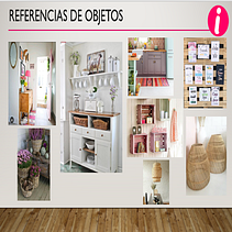 Proyecto IarteyDeco Comedor y Living Shabby Chic / Boho. Decoration project by Victoria Ballester - 06.15.2019