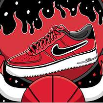 Illustraties voor Nike #AFI NBA. Een project van Traditionele illustratie van Andonella - 16.07.2019