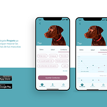 Propets, una App para mejorar la felicidad de nuestras mascotas y luchar contra el abandono animal. Product Design, and Mobile Design project by Paloma Plaza Domínguez - 07.17.2019