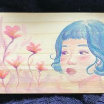 Aquarela Sobre Madeira. Een project van  Beeldende kunst van Leila Kelly Gualandi Oliveira - 05.08.2019