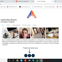 Mejora página web personal Ein Projekt aus dem Bereich Kalligrafie, Design, T und pografie von Carlos Díaz Álvarez - 01.09.2019