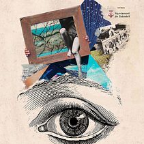 Collage para la edición del 2019 Festival Indocumentari. Un projet de Cinéma, Cinéma, vidéo et télévision, Collage, Design  , et Conception d'affiches de Helena Torrent - 03.09.2019