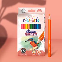 Packaging - Lápices de Colores  MAS+ARTE. Br, ing, Identit, Packaging, Drawing, and Artistic Drawing project by Rosa Elemil Martinez - 09.15.2019