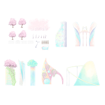 Diseño de fondo para Cheespeed (demo jugable) . Ilustrație tradițională, Ilustrație digitală și Jocuri video de Ale Roca - 06.14.2019