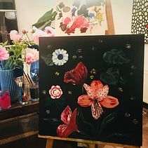 Mi Proyecto del curso: Pintura botánica con acrílico. Painting, Acr, and lic Painting project by Roma Becca - 12.01.2019