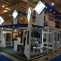 Stand VEKA CONEXPO 2015, Espacio Riesco . % Matias Aldana Ortiz tarafından hazırlanan Mobil, a Tasarımı ve Yapımı, Endüstri, Ve el tasarım projesi - 11.10.2015