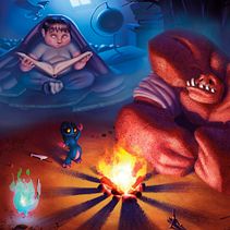 Neverending story. Een project van  Beeldende kunst,  Creativiteit, Traditionele illustratie, Digitale illustratie, Schilderij, Stor y telling van Andrew Velas - 11.12.2019