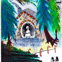 Hansel and Gretel. Children's Illustration, and Traditional illustration project by Danni Meyerson - 12.12.2019