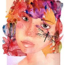 Mi Proyecto del curso: Retrato ilustrado en acuarela. Un progetto di Illustrazione digitale e Pittura ad acquerello di Vanesa Neérida - 13.12.2019
