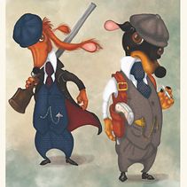 Peaky Teckels. Een project van Stripboek,  Concept art y Digitale illustratie van MUR - 07.01.2020
