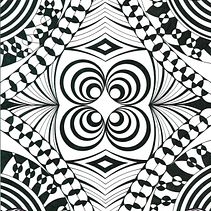 Diseño hechos a mano - GEOMETRÍA/FUNDAMENTOS VISUALES. Design, and Pattern Design project by Elizabeth Pena León - 02.02.2020