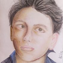 My project in Realistic Portrait with Coloured Pencils course. Un proyecto de Bellas Artes de Alessandra Viero - 28.02.2020