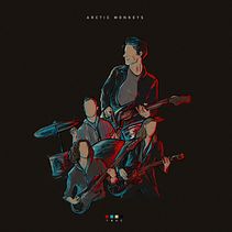 ARCTIC MONKEYS ::: Ilustración. Graphic Design, Photograph, Traditional illustration, Digital Illustration, and Photo Retouching project by Matías Gabriel - 04.15.2019